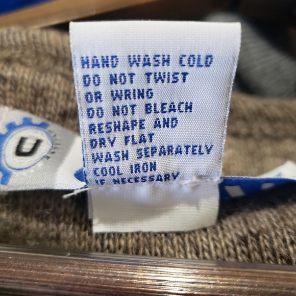 Utility Lambswool Blend Sleeveless V Neck Sweater Mens XL Pullover Classic USA - Picture 5 of 5